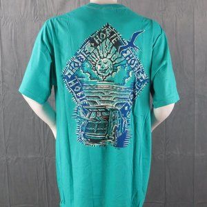 Vintage Surf Shirt - Howie Surf Sun and Woodie Graphic - Men's Tall Large (NWT)